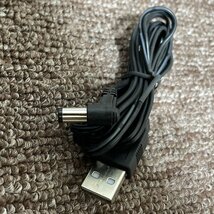 ⑩USBーDC 変換ケーブル USB電源ケーブル 外径5.5mm/内径2.1mm コード長さ120cm (変換 コード プラグ アダプター コネクター)_画像4