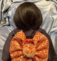 市松人形 抱き人形 アンティークドール 明治 大正 日本人形 雛人形 ひな人形 戦前 女の子 着物 60cm_画像6