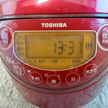 【427J】中古品 TOSHIBA IH炊飯器 RC-6XM 3.5合 2020年製_画像3