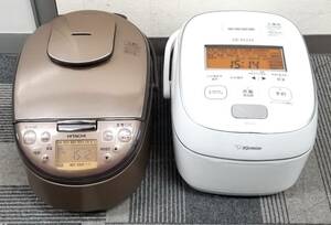 【193】ジャンク品 日立 RZ-AG10M・ZOJIRUSHI NW-JU10 炊飯器2台セット