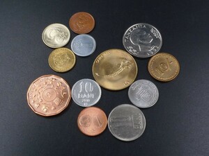 世界貨幣12枚 硬貨 イスラエル ノルウェー ポルトガル ウガンダ メキシコ パラグアイ ルーマニア ソマリランド モルドバ ペルー コイン