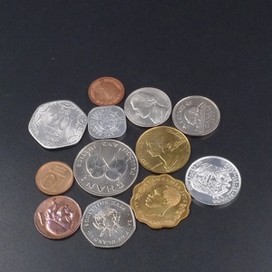 世界貨幣12枚 硬貨 インド アメリカ ドイツ カナダ フランス タンザニア フィリピン ウガンダ ガーナ イスラエル パナマ ベルギー コイン