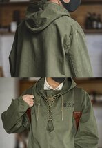 復刻 米国 海軍 N-2作戦着 USN WW2 wet weather parka パーカー ワークジャケット デッドストック ワークウェア カー_画像5