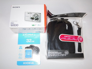 SONY ソニー デジタルカメラ サイバーショット Cyber-shot DSC-W830 シルバー+カメラケース+SDカード 保証付き