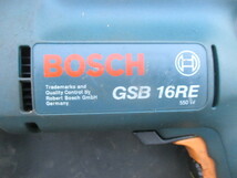 t605★ＢＯＳＣＨ　振動ドリル　ＧＳＢ　16ＲＥ　100Ｖ_画像3