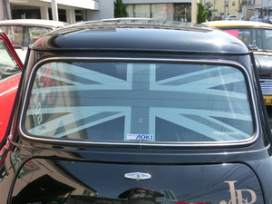  Union Jack рисунок Monotone задние сидения Rover Mini ROVERMINI машина распродажа аукуба японская 
