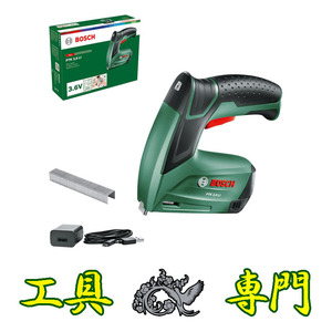 Q4167 ◆0220_2凹　送料無料！【アウトレット品】3.6V充電タッカー ボッシュ PTK3.6LIN 充電工具 未使用 電動