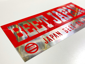 耐熱 ステッカー BEET JAPAN 在庫のみ / ★ビート Z1 Z2 マフラー GT380 集合 手曲げ 当時