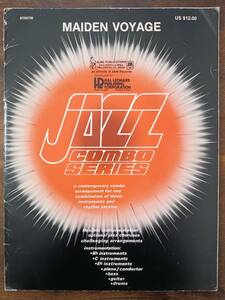  free shipping Jazz musical score is - Be * Hankook : place woman . sea MAIDEN VOYAGE Jazz * combo 