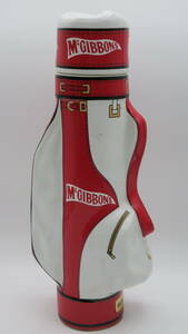  未開栓 ゴルフバッグ型 赤 陶器 Mc GIBBON'S 700ml 43% スコッチウイスキー 古酒