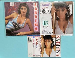 サブリナ セクシー CD 帯付きレコード Sabrina Salerno Boys Hot Girl