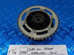 D294●○（1）中古　ヤマハ　RZ250R　スプロケットタワー　リアハブ　6-2/19（あ）