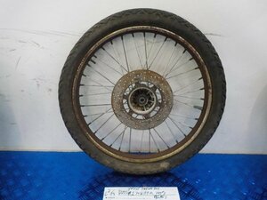 D293*0 Aprilia Touareg 125 original front wheel Junk part removing 6-2/19(.)