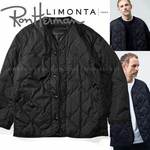 【Ron Herman】Safari掲載◎!!ロンハーマン LIMONTA NYLON QUILTING LINER JACKET 定価7.5万 リモンタナイロン 中綿キルティングジャケット