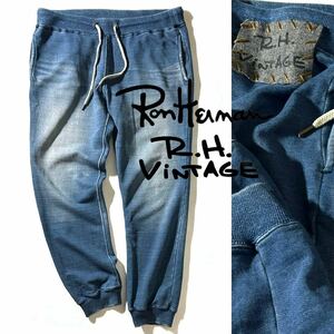 【R.H.Vintage】SWEAT JOGGER PANTS RHC ロンハーマン ヴィンテージ加工 インディゴ染め スウェットジョガーパンツ イージーパンツ 日本製