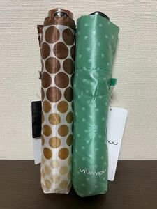 2本セット　新品　折りたたみ傘　ムーンバット　VIVAYOU ビバユー