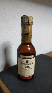 ウイスキー 古酒 ミニボトル seagram's v.o.