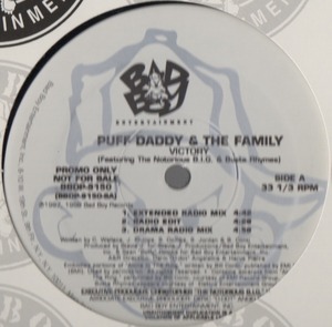 【廃盤12inch】PUFF DADDY&THE FAMILY / VICTORY