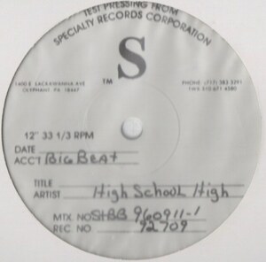【廃盤LP】The Soundtrack / High School High