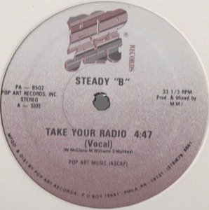 【廃盤12inch】STEADY B / TAKE YOUR RADIO