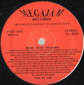 【廃盤12inch】Miami Bass Megamix / Flashback Freestyle Megamix