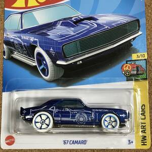 84..... '67 CAMARO, 2024年Dアソート, ベーシックカー【ホットウィール】 同梱可