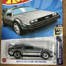 167.. BACK TO THE FUTURE TIME MACHINE, バックトゥザフューチャー, デロリアン, ベーシックカー【ホットウィール】 同梱可_画像1