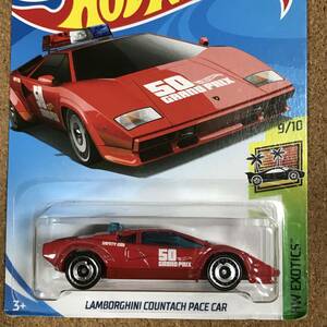 217. LAMBORGHINI COUNTACH PACE CAR, ベーシックカー【ホットウィール】 同梱可 