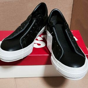 【新品】コンバース ワンスターJ 日本製 レザーblack US8