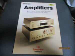 ☆☆カタログ☆送料無料☆超レア☆ONKYO(オンキヨー)Amplifiers 総合カタログ 1996年9月』/A-927/A-925/C-725/P-308/M-508