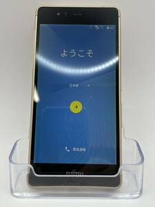 （KT050729）【爆速発送・土日発送可】 arrows M03 ゴールド 16GB 1円スタート SIMフリー Android アンドロイド 富士通　