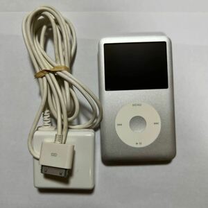 動作確認済み iPod Classic 120GBシルバー Apple アイポッド 充電器付き アップル