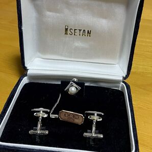 伊勢丹 カフスボタン 本真珠