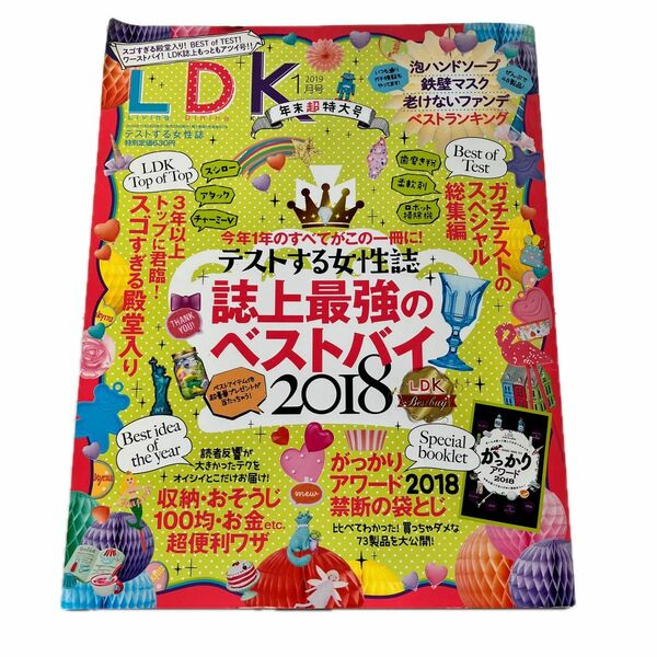 LDK 2019 1月号　年末超特大号 特集 雑誌　旅行　在宅