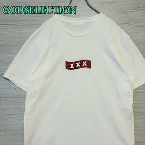 【希少デザイン】GODSELECTION XXX ゴッドセレクション　Tシャツ　XLサイズ　BOX ボックスロゴ　パイソン　6周年限定　ストリート　一点物