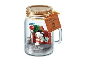 ☆内袋未開封 リーメント◆SNOOPY＆FRIENDS Terrarium Happiness　4.しあわせは...クールに過ごす時間。 スヌーピー ミニチュア