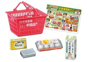 ☆内袋未開封 リーメント◆ぷちストア　1.毎日の必需品たち　ミニチュア　 たまご　牛乳　バター