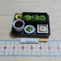 単品 リーメント◆抹茶そば　ミニチュア　ようこそ茶の世界へ 京都 宇治茶 伊藤久右衛門◆01_画像1