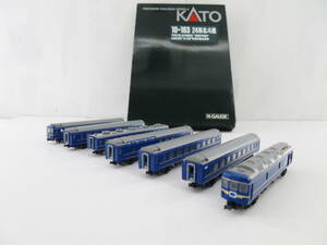 32■80/　KATO　24系25形　北斗星　特急形寝台客車（７両セット）　ジャンク　0201