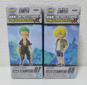 ★新品未開封★ ワンピース ワールドコレクタブルフィギュア スタンピード vol.2 ゾロ サンジ / 劇場版 ONE PIECE STAMPEDE ワーコレ WCF