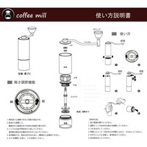 タイムモア TIMEMORE 栗子C2 手挽きコーヒーミル 手動式 コーヒーグラインダー ステンレス臼 粗さ調整可能 家庭用 省力性 グレー_画像5