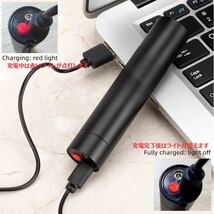 USB充電式多機能UVライト（ブラックライト）レーザーポインター（レッド）_画像3