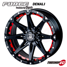 4本セット フォース デナリ DENALI 17x8.0J 6/139.7 +20 MBKM MONSTA モンスタ マッドウォーリア M/T 265/70R17 WL FJクルーザー_画像2