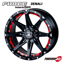 4本セット FORCE DENALI 18x8.0J 6/139.7 +15 MBKM MONSTA MUD WARRIOR M/T 265/60R18 ホワイトレター プラド ハイラックス_画像2