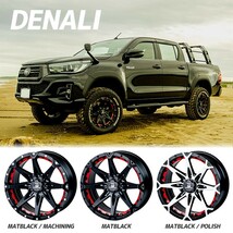 4本セット フォース DENALI デナリ 17x8.0J 6/139.7 +20 MBKM BFグッドリッチ TRAIL トレイルテレーン T/A 265/70R17 WL プラド FJ_画像3