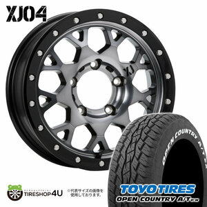 4本セット XTREME-J XJ04 16x5.5J 5/139.7 +22 GBM TOYO OPEN COUNTRY A/T EX 215/70R16 ホワイトレター ジムニー JB64 JB23 W