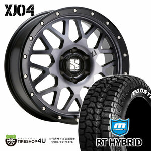 4本セット XTREME-J XJ04 20x8.5J 6/139.7 +48 GBM MONSTA RT HYBRID R/T 275/55R20 ホワイトレター ランドクルーザー300系 ランクル