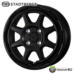 4本セット WEDS STADTBERGE 15x4.5J 4/100 +45 SMB MUDSTAR RADIAL M/T 165/60R15 ホワイトレター デリカミニ ハスラー