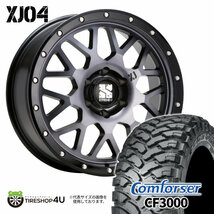 4本セット XTREME-J XJ04 20x8.5J 6/139.7 +18 GBM コンフォーサー CF3000 F2 M/T 285/50R20 BL プラド ハイラックス カスタム車_画像1