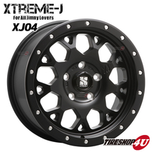 4本セット XTREME-J XJ04 16x6.5J 5/110 +35 SBK TOYO トーヨー オープンカントリー R/T 215/65R16 WL ジープ レネゲード BU_画像2